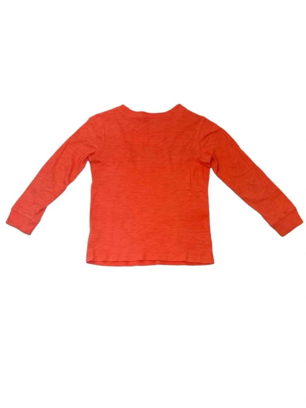 Carter’s Boys Prodigy Graphic Long Sleeve Tee Orange Black Cotton Shirt Size 5